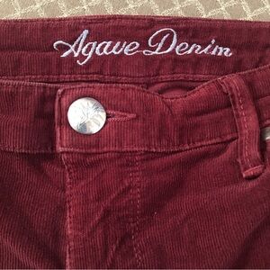 Vintage Agave Denim slim cut Berry corduroy size 27 32X30